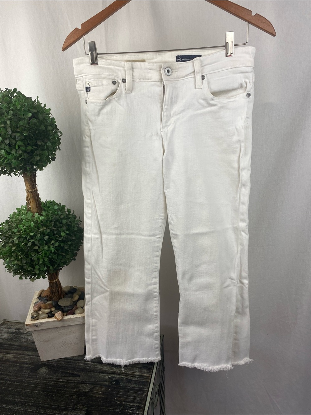 Adriano Goldschmied The Club Crop Fray Hem Jeans 30